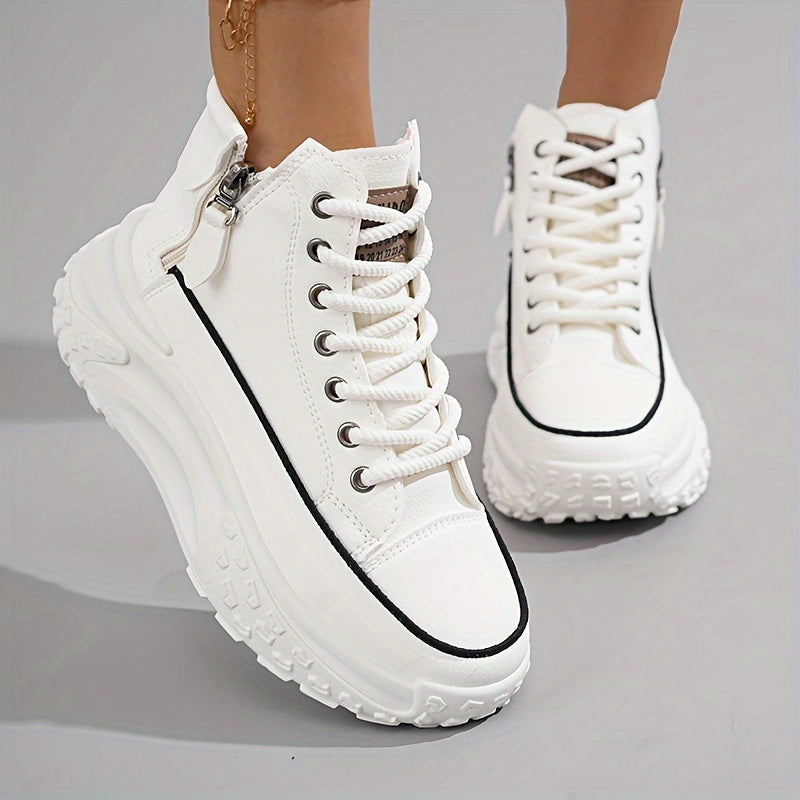 R&B | Lässige Plateau Knöchelhohe Sneaker