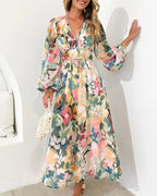 R&B | Boho Blumen Maxi Kleid