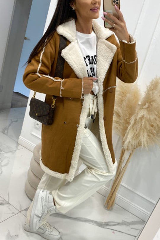 R&B | Lammwolle Patchwork Freizeitjacke