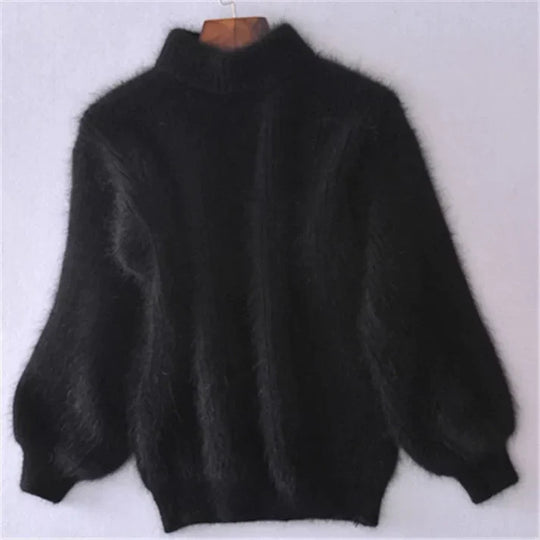 R&B | Weinlese Angora Pullover