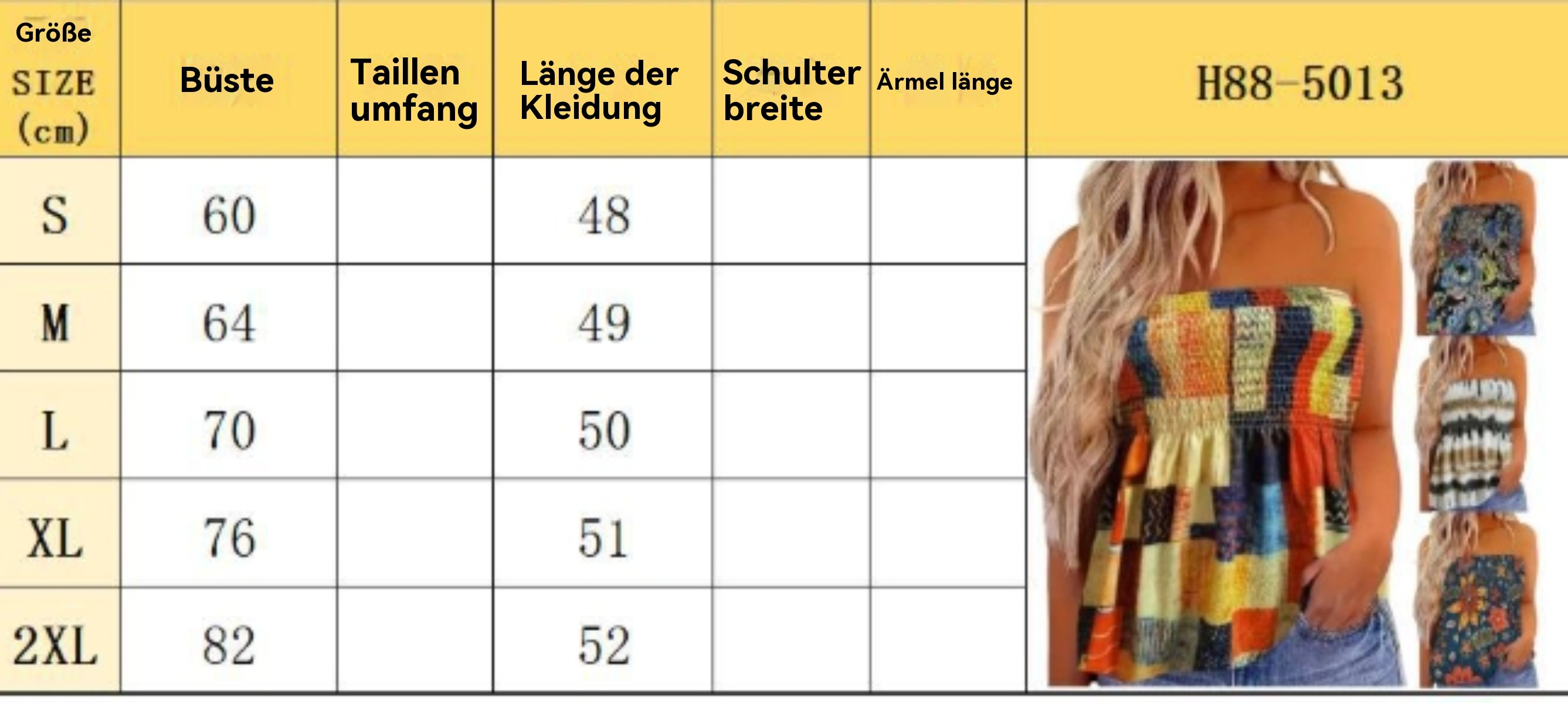 R&B | Damenmode drucken sexy Tube Top aus der Schulter