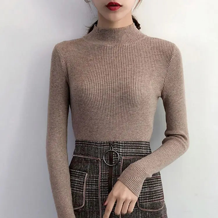 R&B | gerippter Wollpullover für Damen