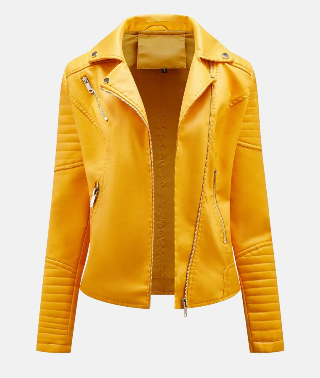R&B | Stylische Damen Bikerjacke Aus Kunstleder