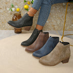 Damen-Stiefeletten aus Leder, orthopädisch & komfortabel R&B R&B