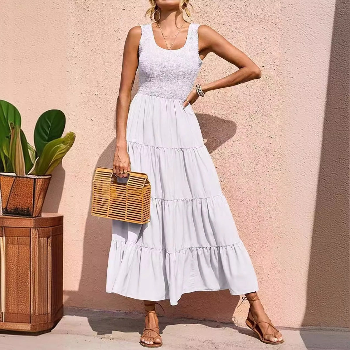 R&B | Hosenträger, die ein Wortkleid spleißen