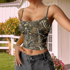 R&B | Weste mit Tube-Top-Print