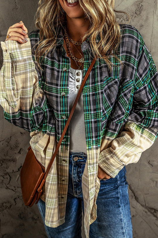 R&B | Patchwork Cam Jacket in Checkered Cotton Blend Trendy und Unique