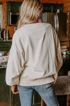 R&B | Weihnachtsmann Pailletten Lässiges Lockeres Sweatshirt