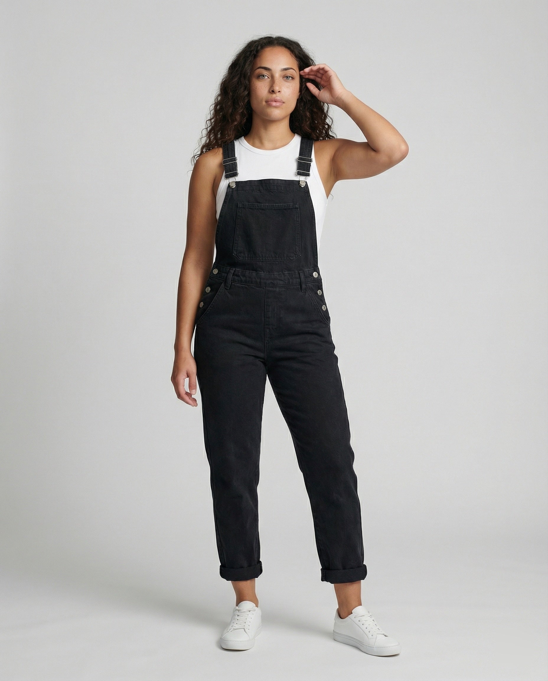 R&B | Denim Latzhose