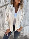 R&B | Freizeitjacke mit Kapuze und Reißverschluss