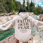Faith | Motivierender Kapuzenpullover mit Bibelvers