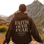 Faith | Motivierender Kapuzenpullover mit Bibelvers