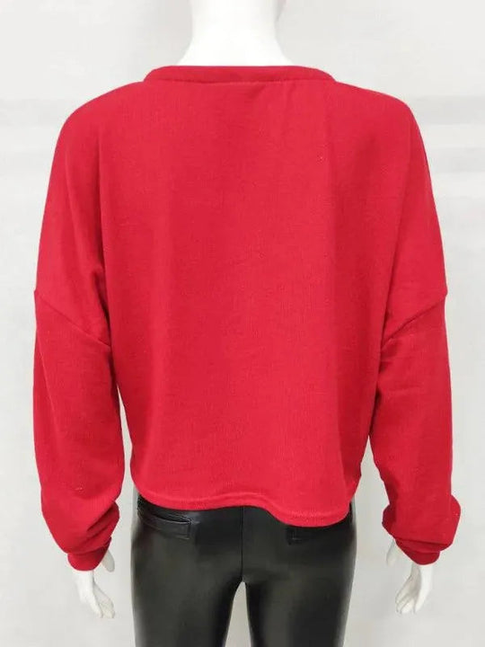 R&B | Lockere Frauen Strickjacke Pullover