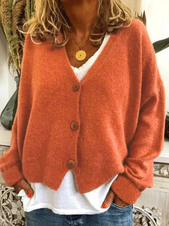 R&B | Lockere Frauen Strickjacke Pullover