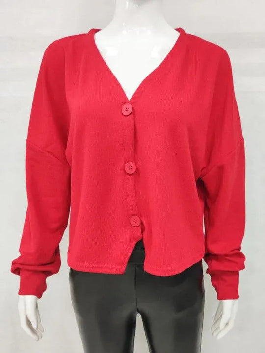 R&B | Lockere Frauen Strickjacke Pullover