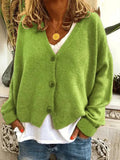R&B | Lockere Frauen Strickjacke Pullover