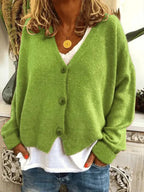 R&B | Lockere Frauen Strickjacke Pullover