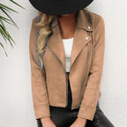 R&B | Hochwertige Lederjacke mit Seitenreißverschluss