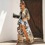 R&B | Kimono mit Leopardenmuster