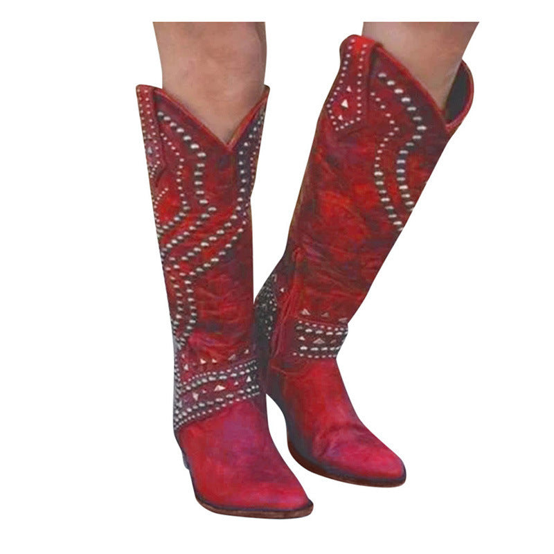 Orthopädische Damenstiefel mit Hohem Schaft R&B