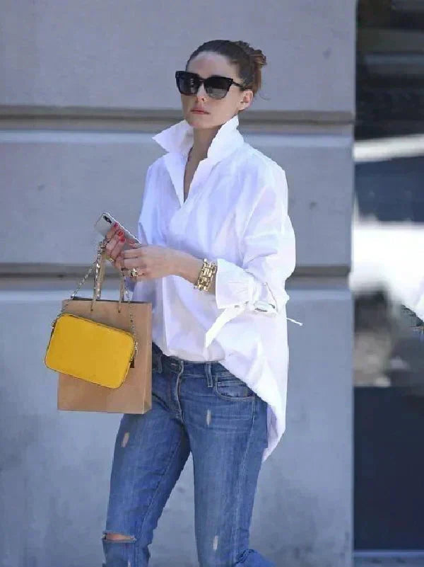 R&B | Schicke, Oversized Bluse mit Knopfleiste für Damen