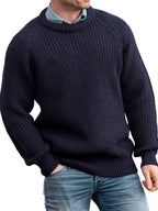 R&B | Dicke Strickjacke Im Robusten Design Wolle Wärme und Komfort