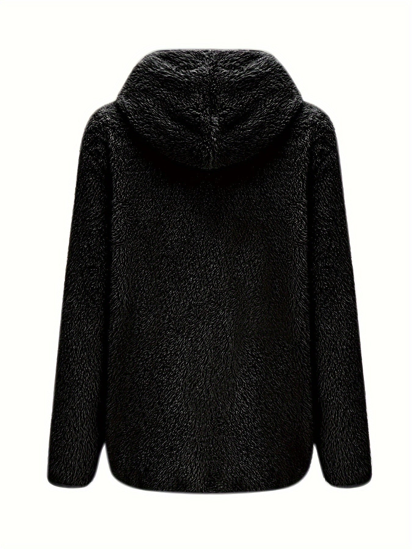 R&B | Leichtgewicht Teddyjacke mit Kapuze Polyester Warm und Bequem