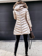 Winterjacke mit Pelzkragen für Damen | Geneve