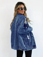 Jeansjacke in Übergröße für Damen – Agatha