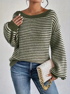 R&B | Strickpullover mit Überschnittenen Schultern