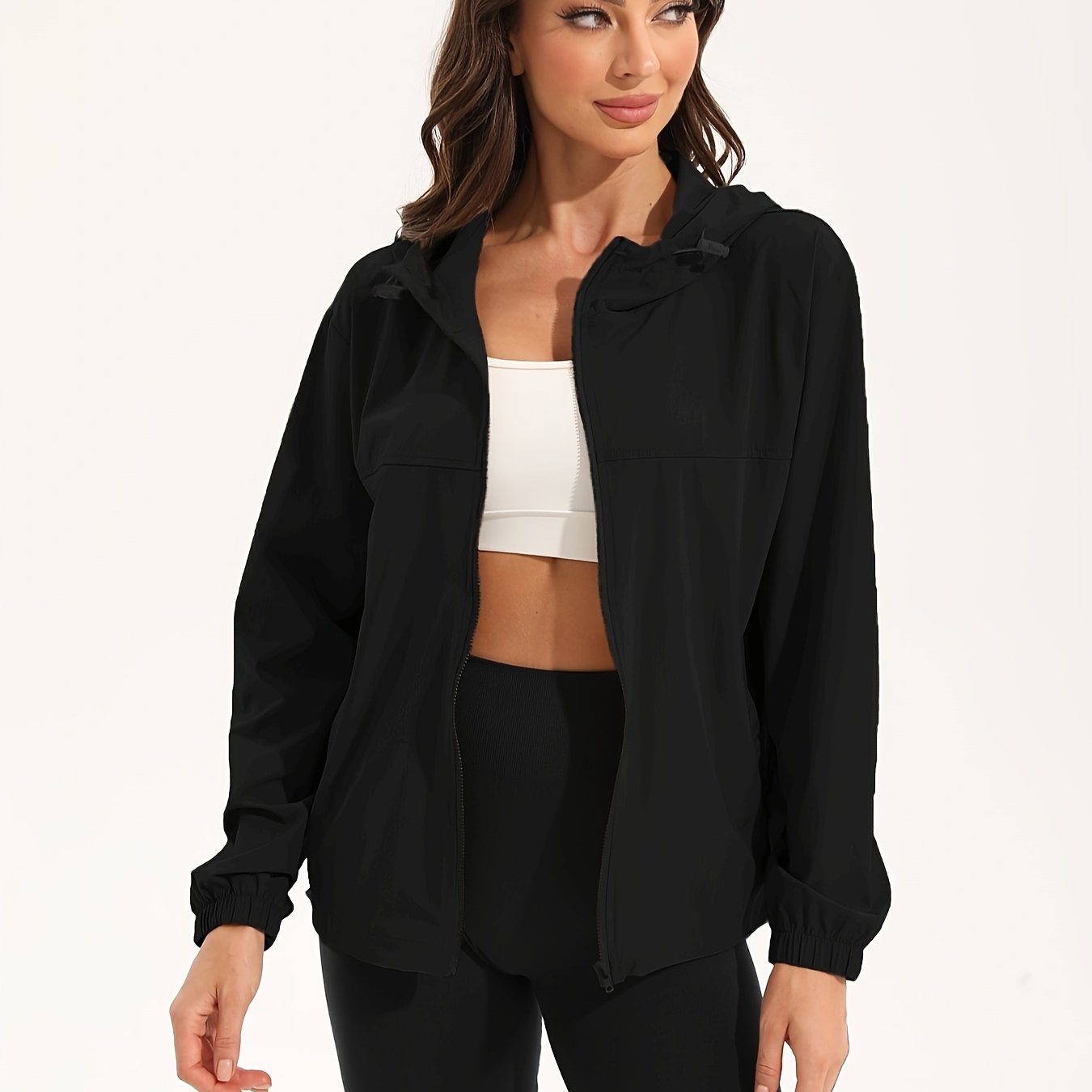 R&B | Leichte Sportjacke mit Kapuze und Wasserabweisend