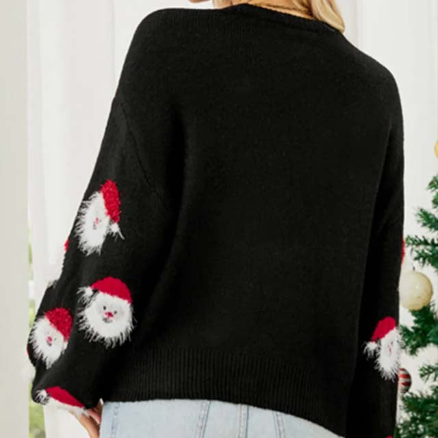 R&B | Weihnachtlicher Strickpullover mit Rentiermotiv