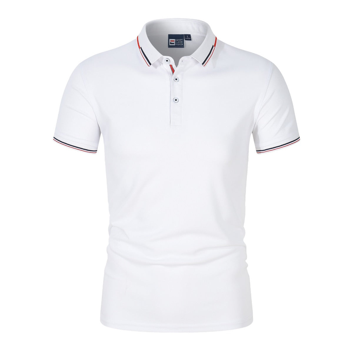 R&B | Einfarbiges Poloshirt