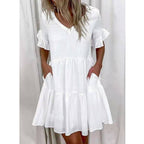 R&B | Pendelkleid mit V-Ausschnitt