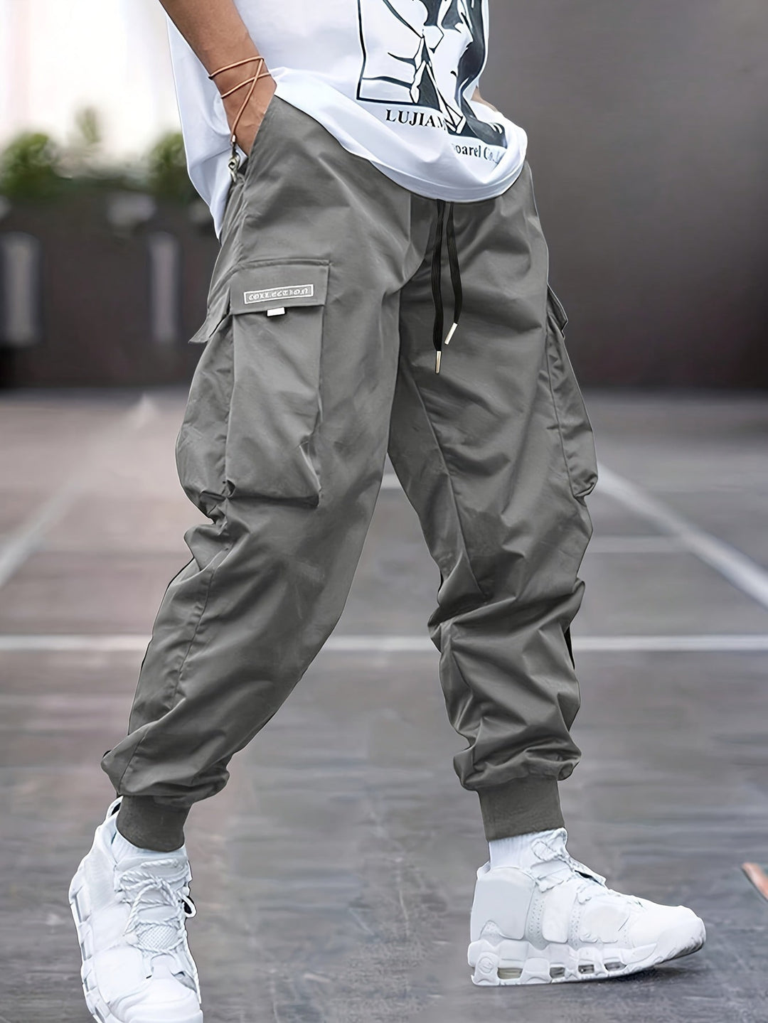 R&B - Lässige Herbst Cargo-Hose für Männer