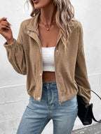R&B | Langarmjacke mit niedergedrückter Schulter