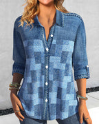 R&B | Denim Effekt Print