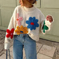 R&B | Blütenstrickpullover für gemütlichen Saisonstil