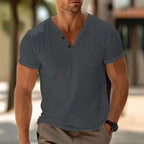 R&B | Leichtes Sport-T-Shirt mit V-Ausschnitt