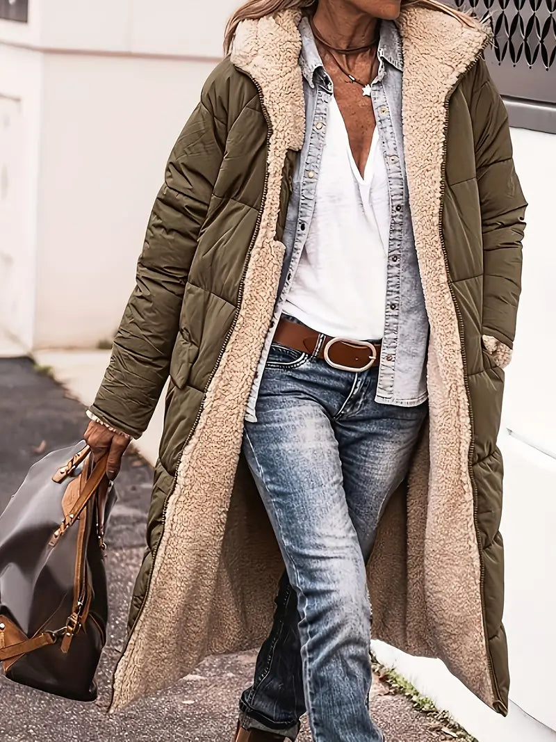 R&B | Wendejacke mit Kapuze In Knielanger Form