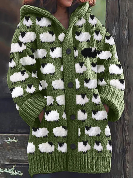 R&B | Strickjacke Mit Schafen