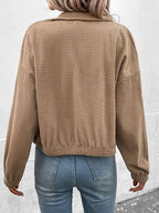 R&B | Langarmjacke mit niedergedrückter Schulter