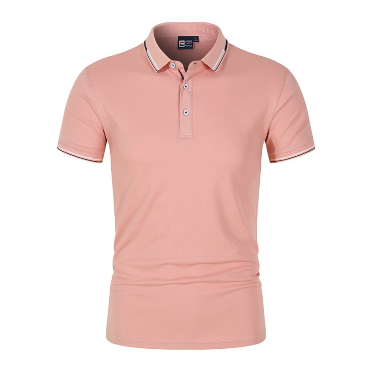 R&B | Einfarbiges Poloshirt