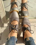 Vintage orthopädische Schuhe mit Absatz