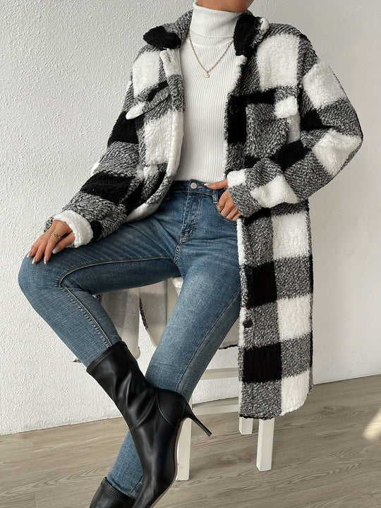 R&B | Sherpa-Jacke - elegante Damen-Außenjacke für Stil und Wärme