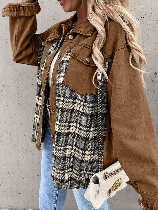 R&B | Vintage-Flanelljacke für Frauen