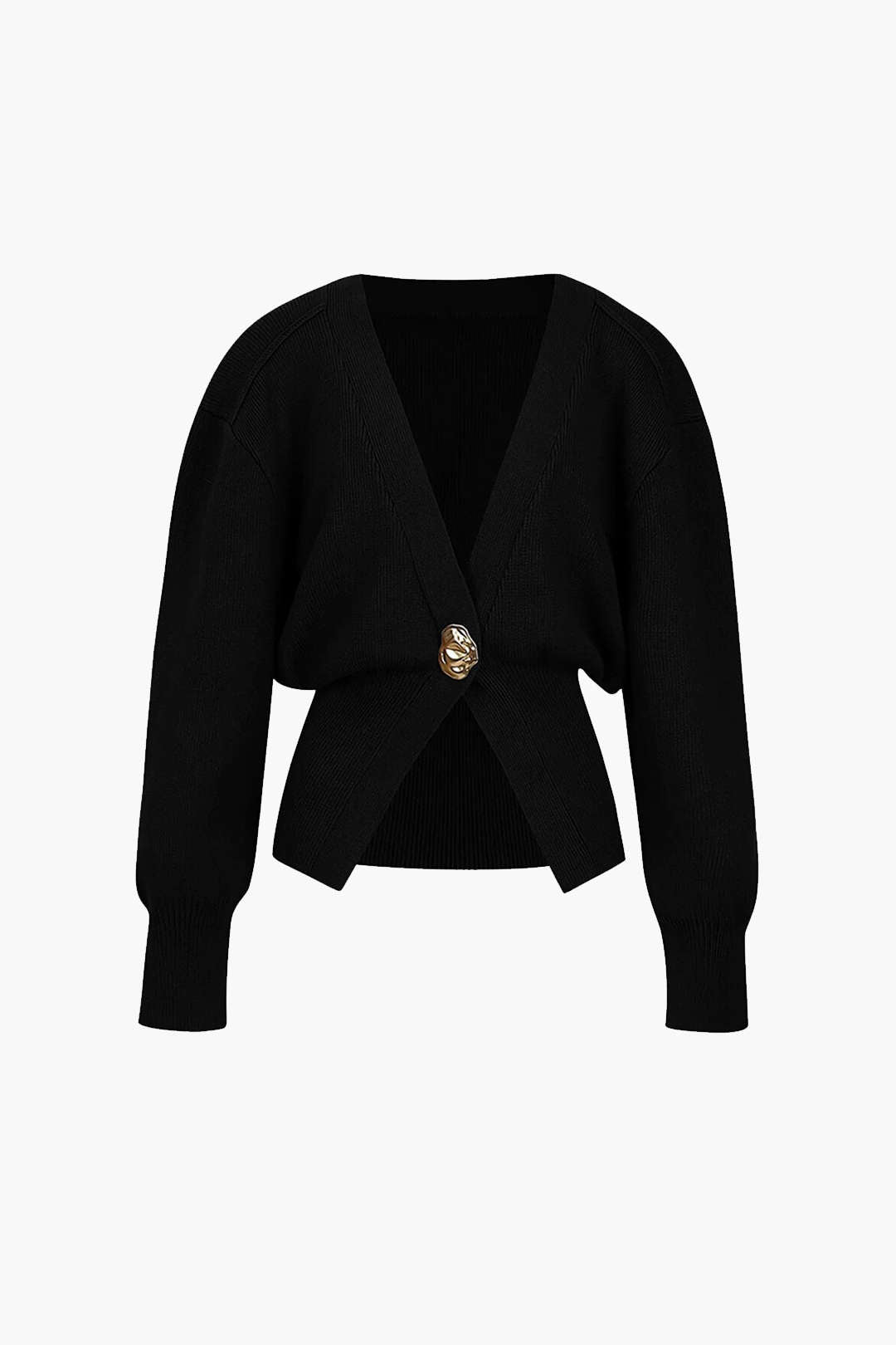 R&B | Pullover-Cardigan mit V-Ausschnitt