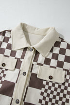 R&B | Skakternet Hemdjacke Baumwollmischung Modern und Stilvoll