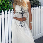R&B | Hosenträger Top Temperament Kleid
