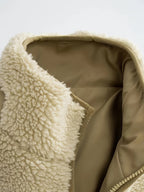 R&B | Hoher Hals Winter Teddyjacke